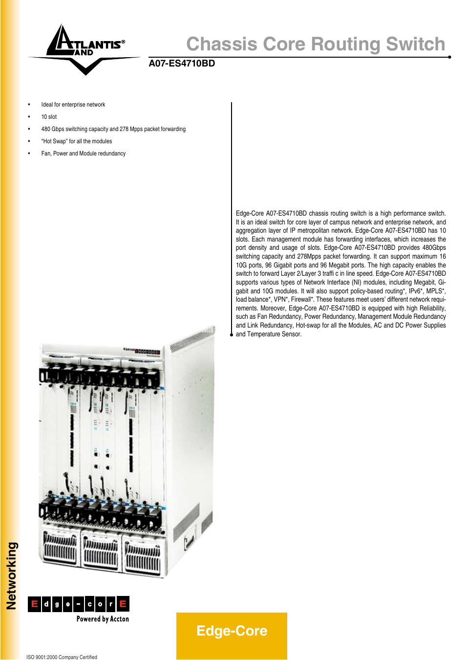 Atlantis Land A07-ES4710BD User Manual | 2 pages