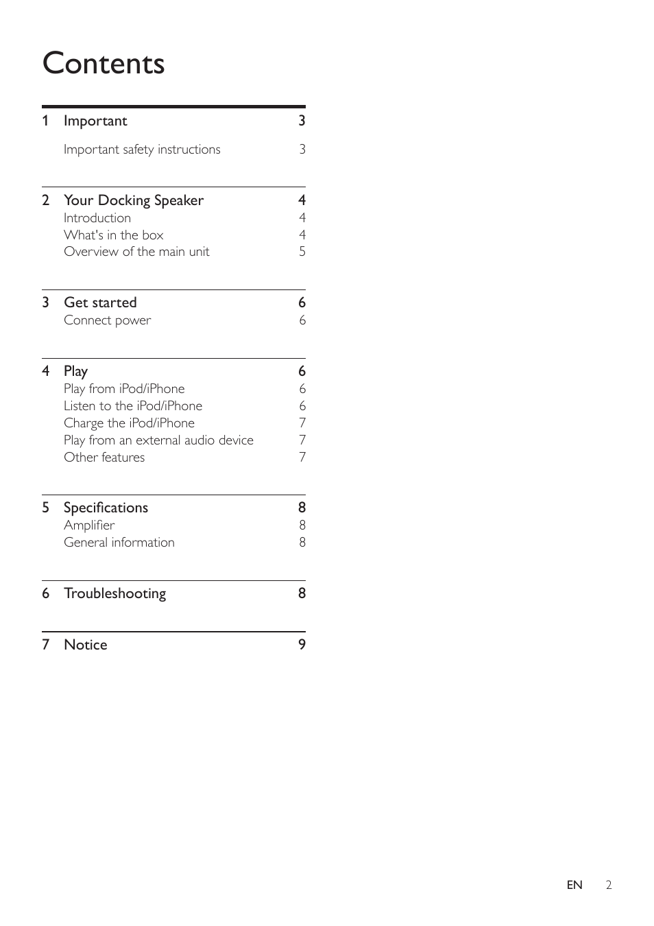 Philips AD345-37 User Manual | Page 2 / 12