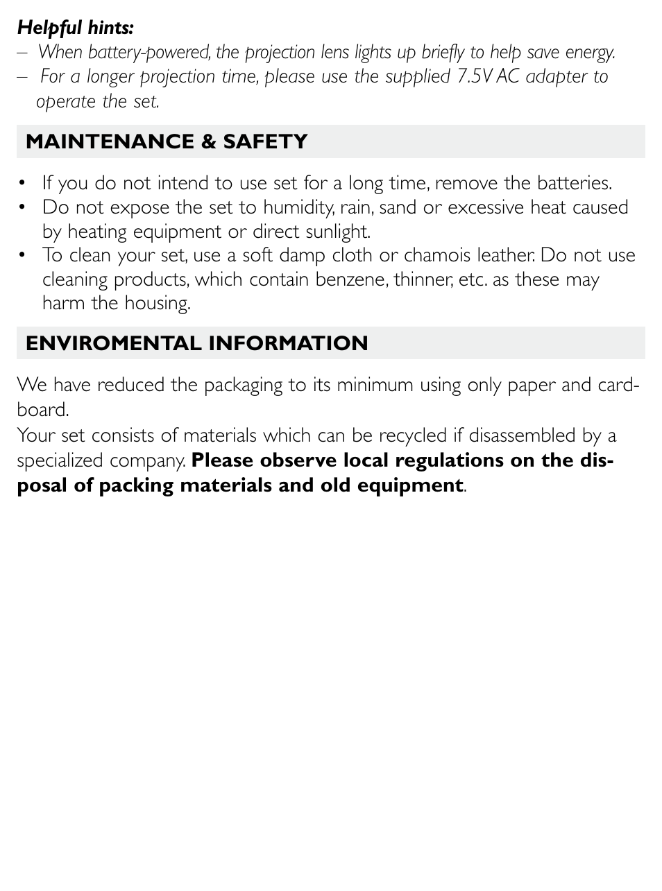 Philips Clock Radio AJ3600 User Manual | Page 15 / 18