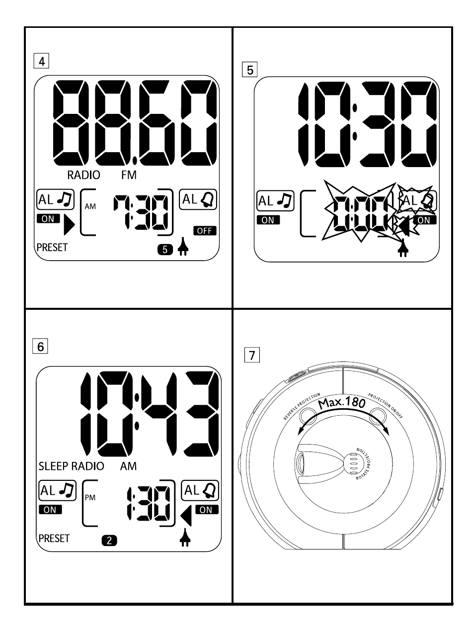 Philips Clock Radio AJ3600 User Manual | Page 4 / 18