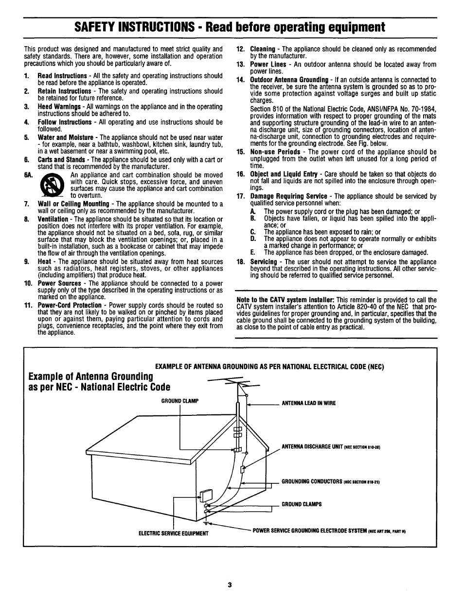 Philips MX2790B User Manual | Page 3 / 48