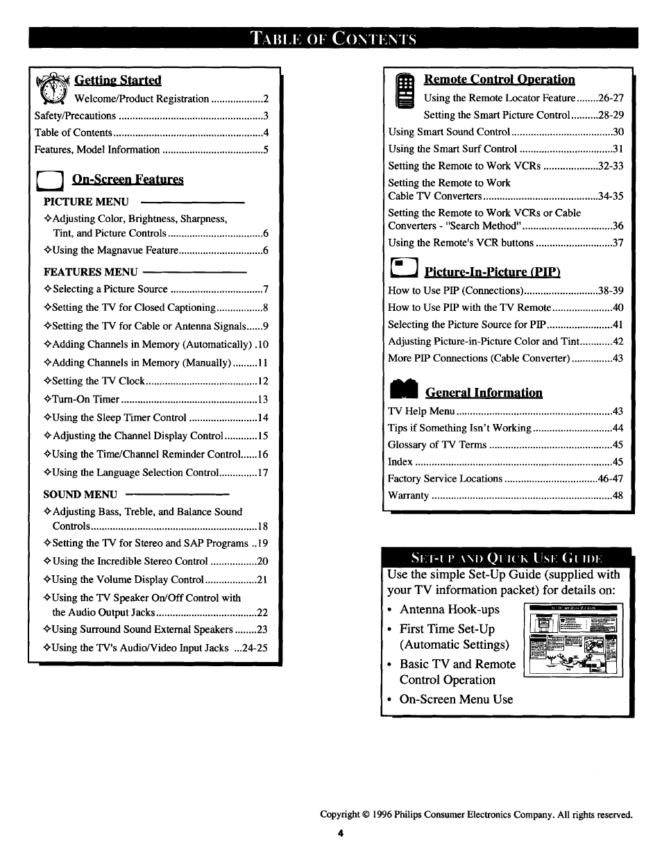 Philips MX2790B User Manual | Page 4 / 48