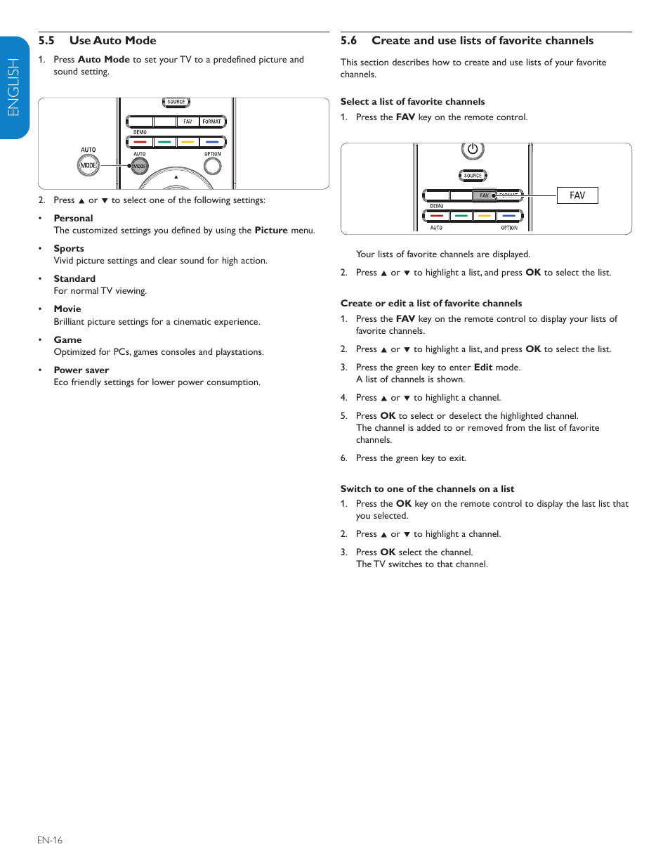 English française esp añol | Philips 47PFL7603D-27 User Manual | Page 18 / 43