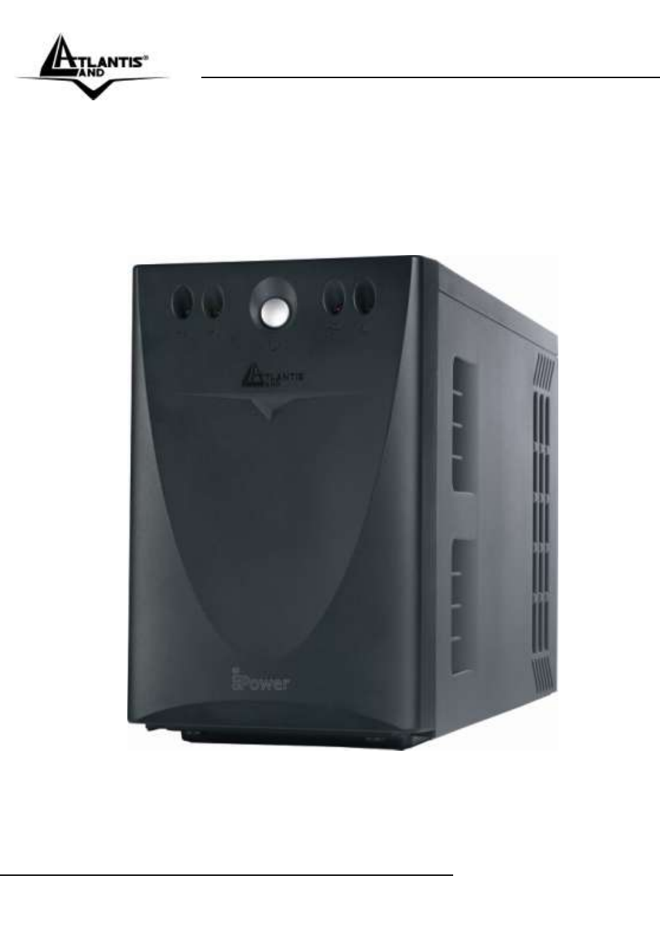 Atlantis Land OnePower Line Interactive UPS A03-S1501 User Manual | 50 pages