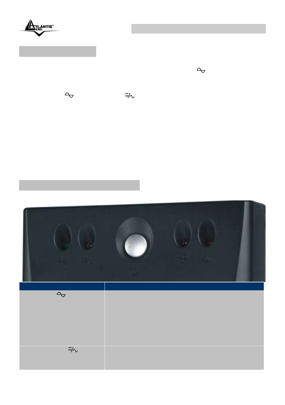 7 operation test, 8 front panel explanations, Onepower line interactive ups (en) | Atlantis Land OnePower Line Interactive UPS A03-S1501 User Manual | Page 25 / 50