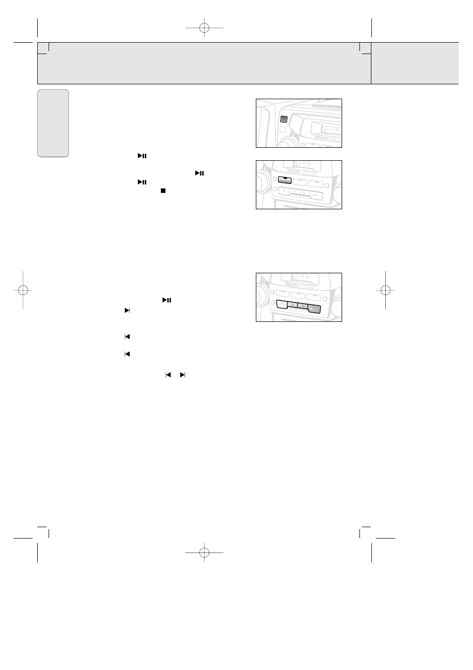 Cd player, English | Philips AZ2200-17 User Manual | Page 10 / 45