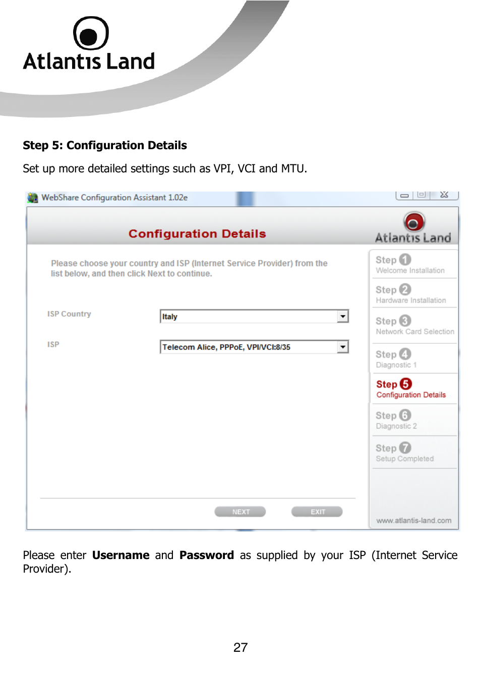 Atlantis Land 111U User Manual | Page 27 / 98