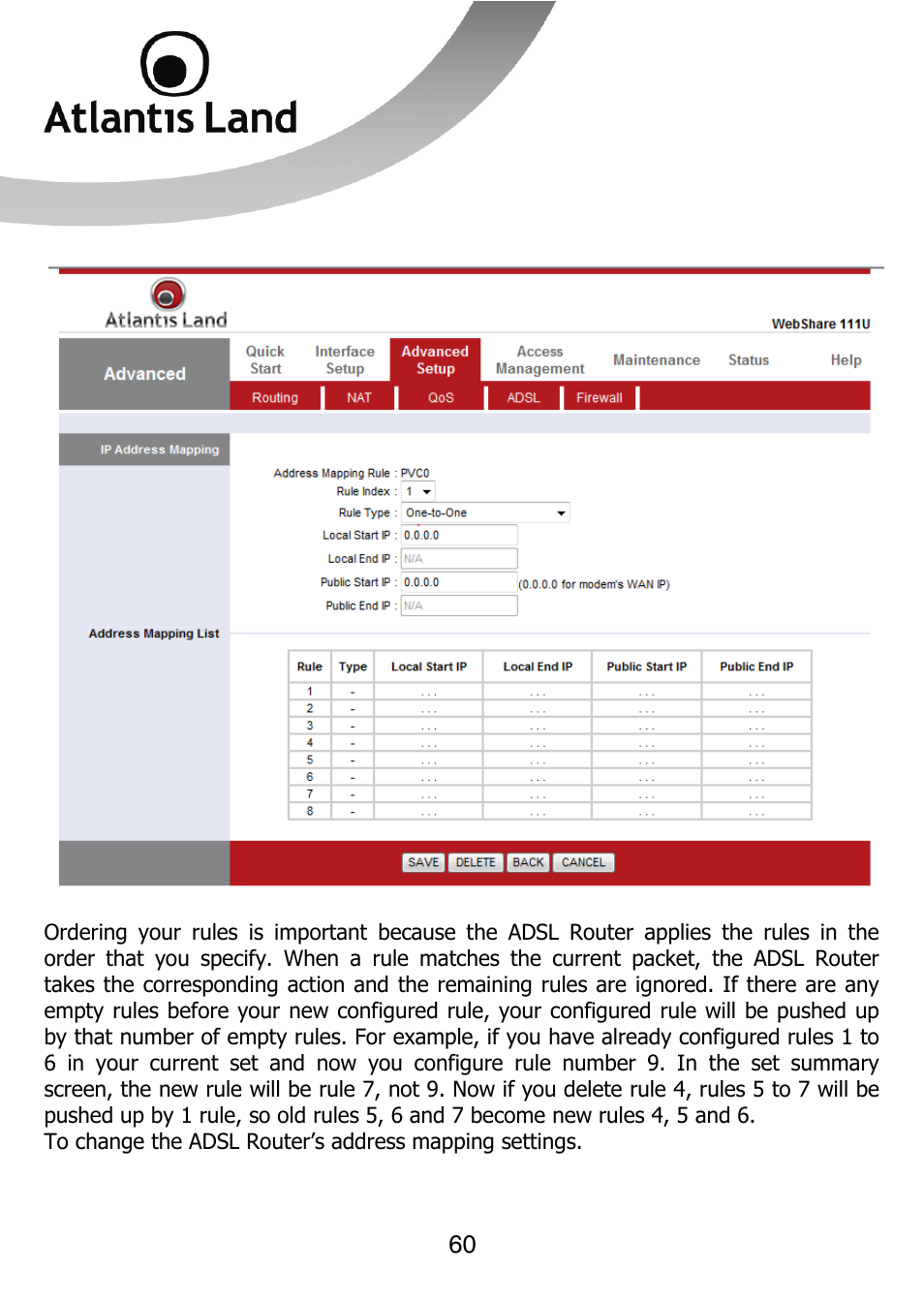 Atlantis Land 111U User Manual | Page 60 / 98