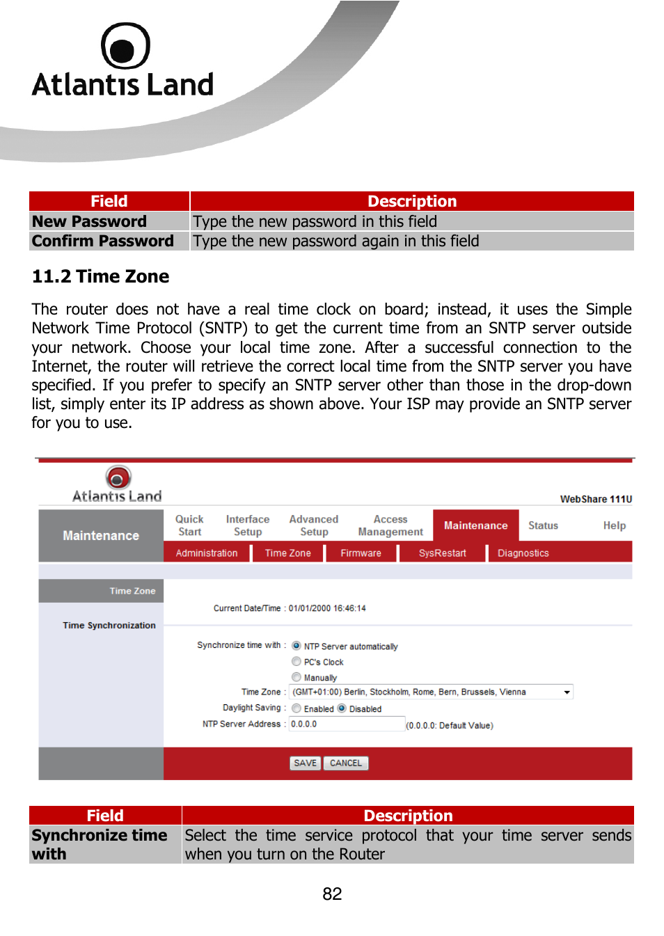 Atlantis Land 111U User Manual | Page 82 / 98
