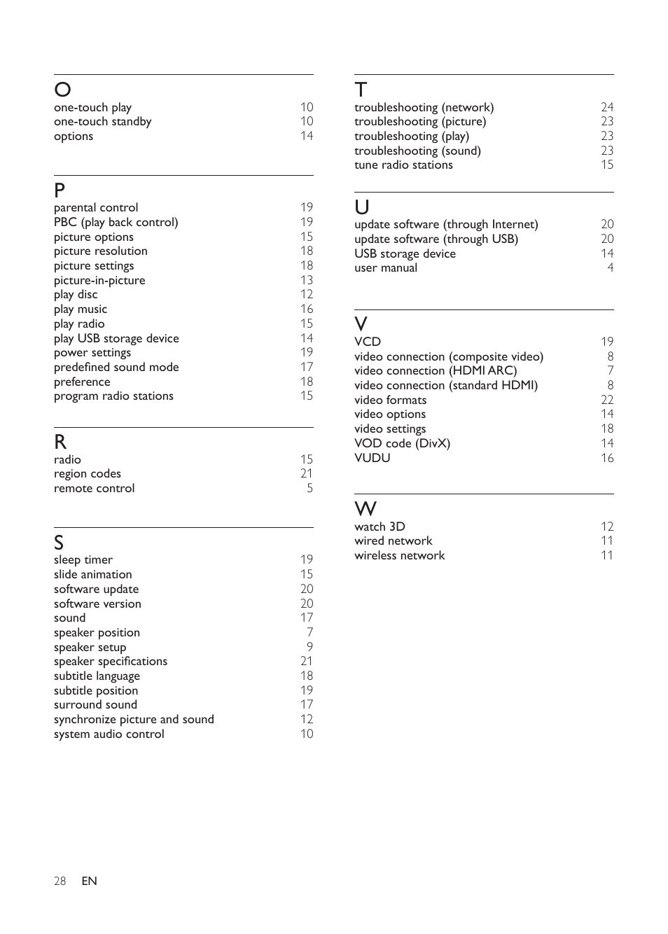 Philips HTS3541-F7 User Manual | Page 30 / 70