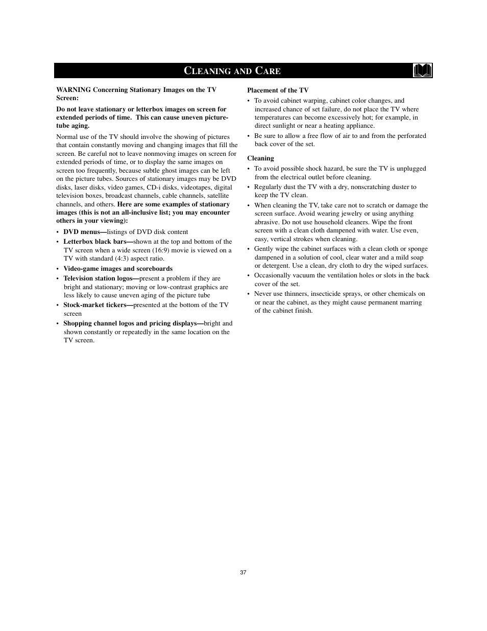 Philips 34PW8402-37B User Manual | Page 37 / 39