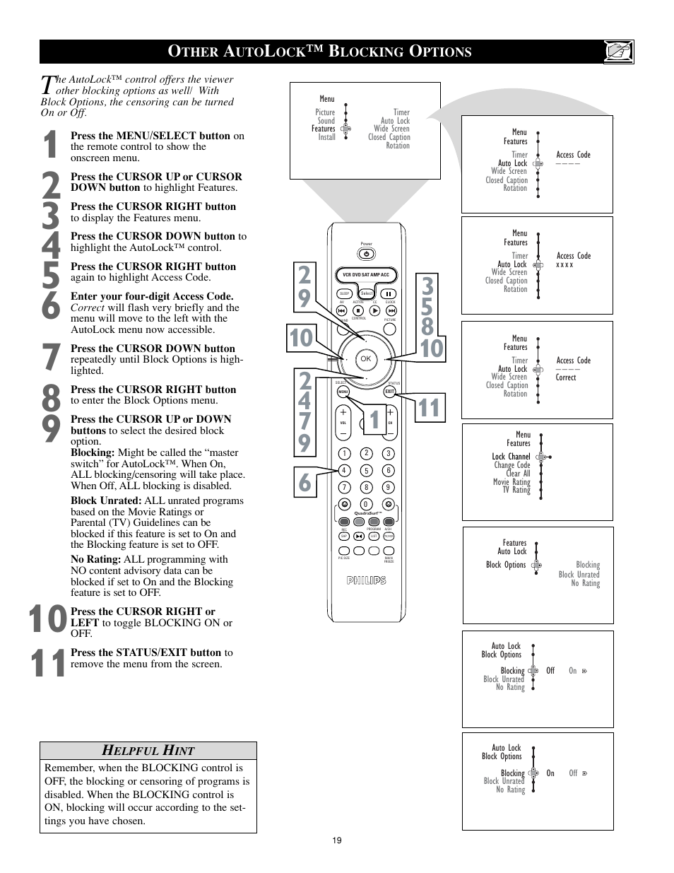 Philips 27PT8302-37 User Manual | Page 19 / 40