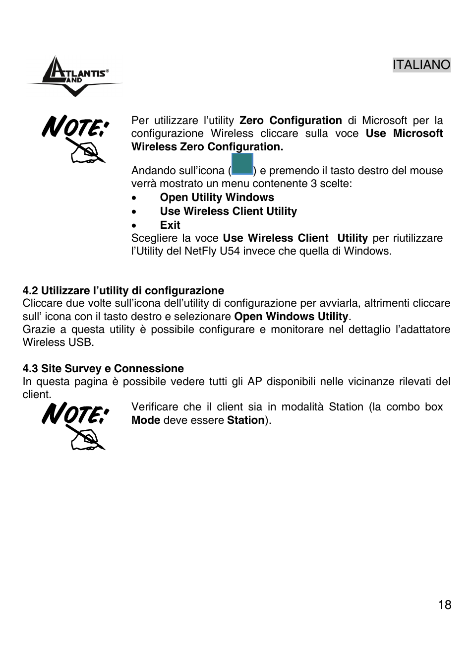 Atlantis Land Wireless 54Mbps USB Adapter 6440 A02-UP-W54 User Manual | Page 17 / 89