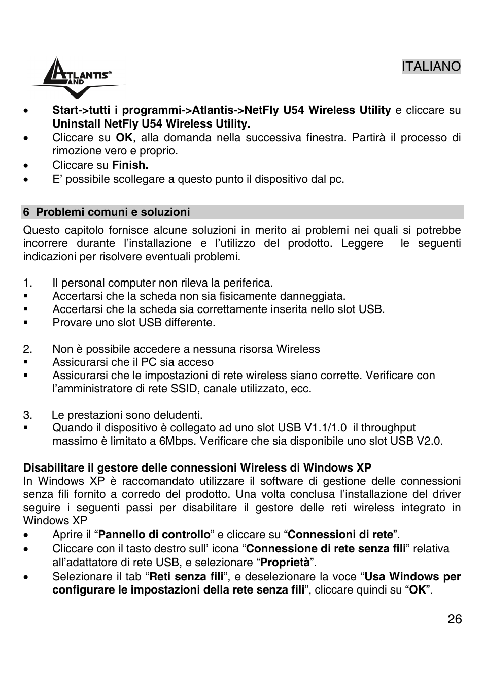 Atlantis Land Wireless 54Mbps USB Adapter 6440 A02-UP-W54 User Manual | Page 25 / 89