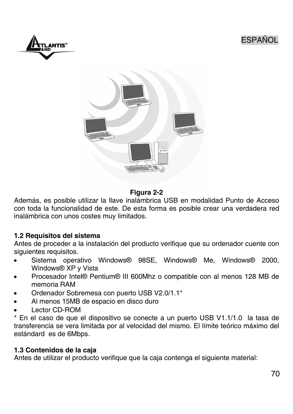 Atlantis Land Wireless 54Mbps USB Adapter 6440 A02-UP-W54 User Manual | Page 69 / 89