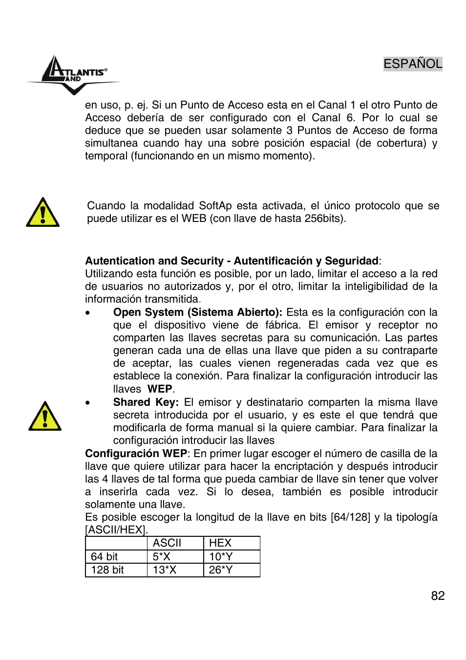 Atlantis Land Wireless 54Mbps USB Adapter 6440 A02-UP-W54 User Manual | Page 81 / 89