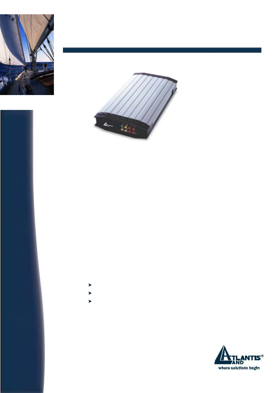 Atlantis Land Mistral Terminal Adapter 128Kbps ATLM User Manual | 2 pages