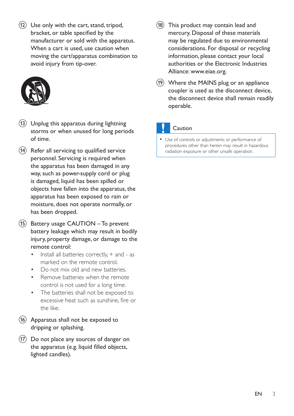 Philips Mini Hi-Fi System NTRX500 650W Bluetooth User Manual | Page 5 / 26