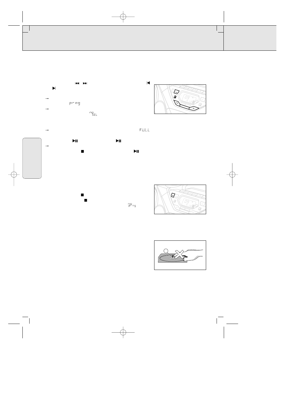 Reproductor de cd, Programación de números de pistas, Revisión de un programa | Borrado de un programa, Reproductor de cd y manejo de un cd, Espa ñ ol | Philips AZ1565-17 User Manual | Page 40 / 44