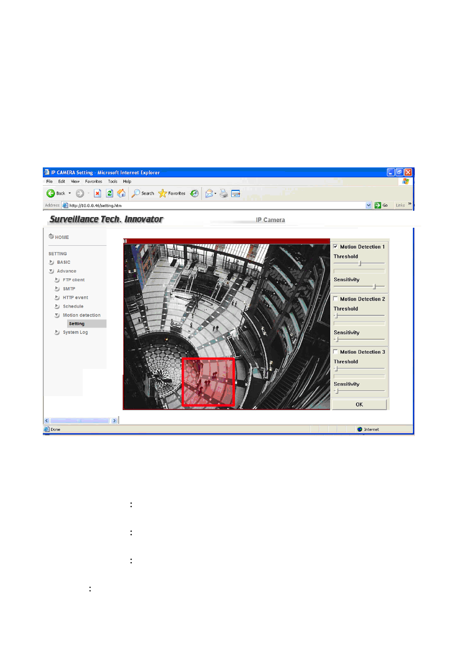 5 motion detection | Atlantis Land A02-IPCAM5 User Manual | Page 46 / 49