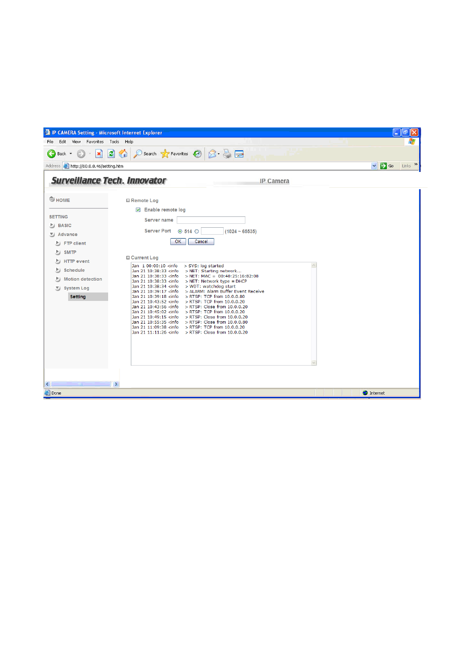 6 system log | Atlantis Land A02-IPCAM5 User Manual | Page 48 / 49