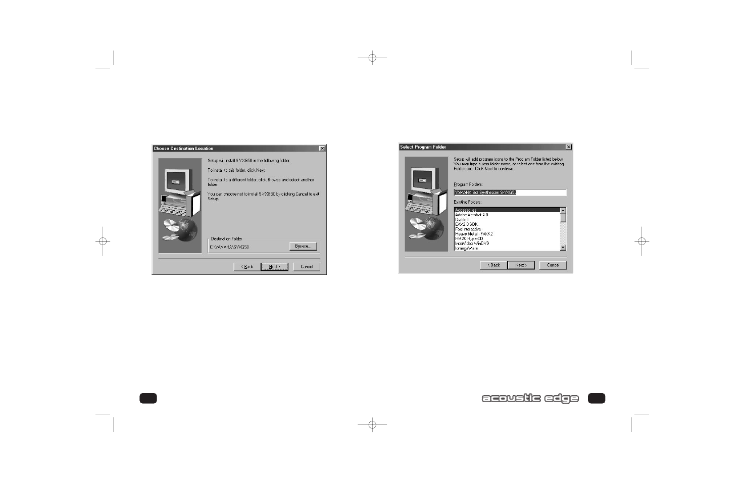 Installing acoustic edge | Philips PSC70617 User Manual | Page 15 / 34