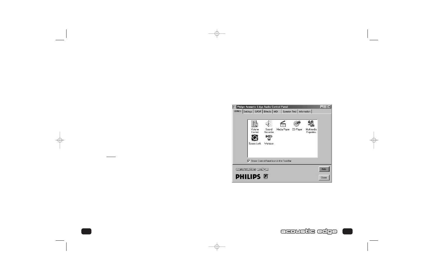Control panel, Dsp special effects and algorithms | Philips PSC70617 User Manual | Page 20 / 34