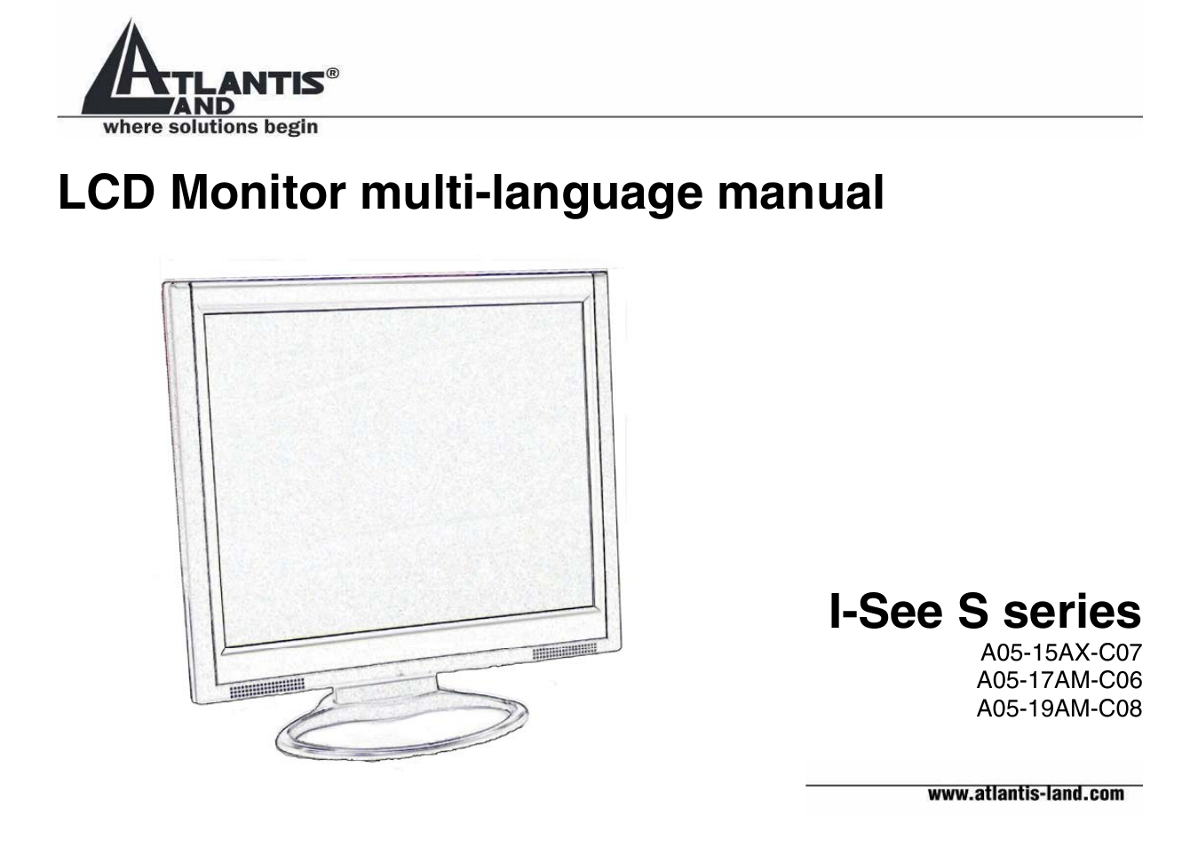 Atlantis Land A05-15AX-C07 User Manual | 57 pages