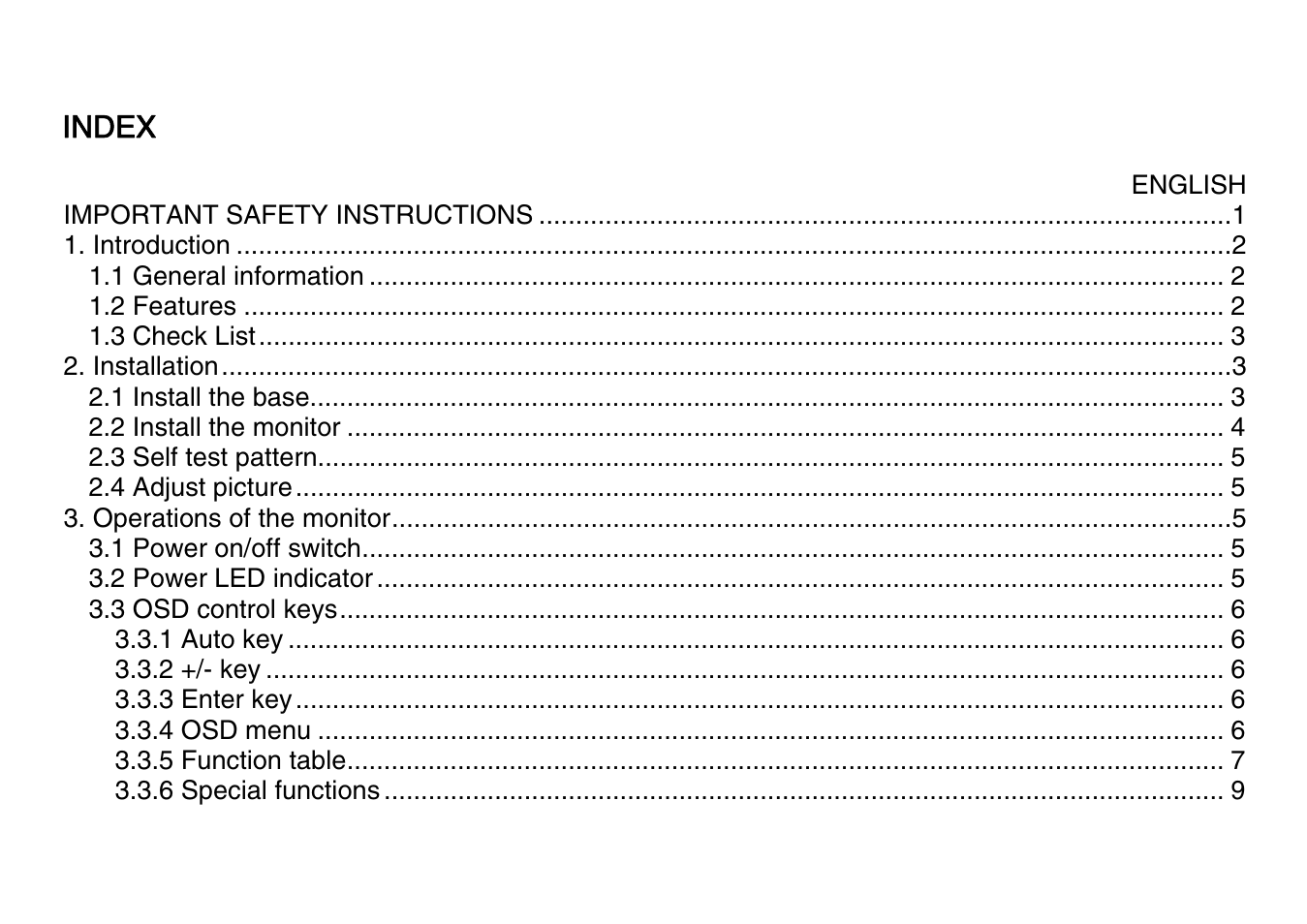 Atlantis Land A05-15AX-C07 User Manual | Page 3 / 57