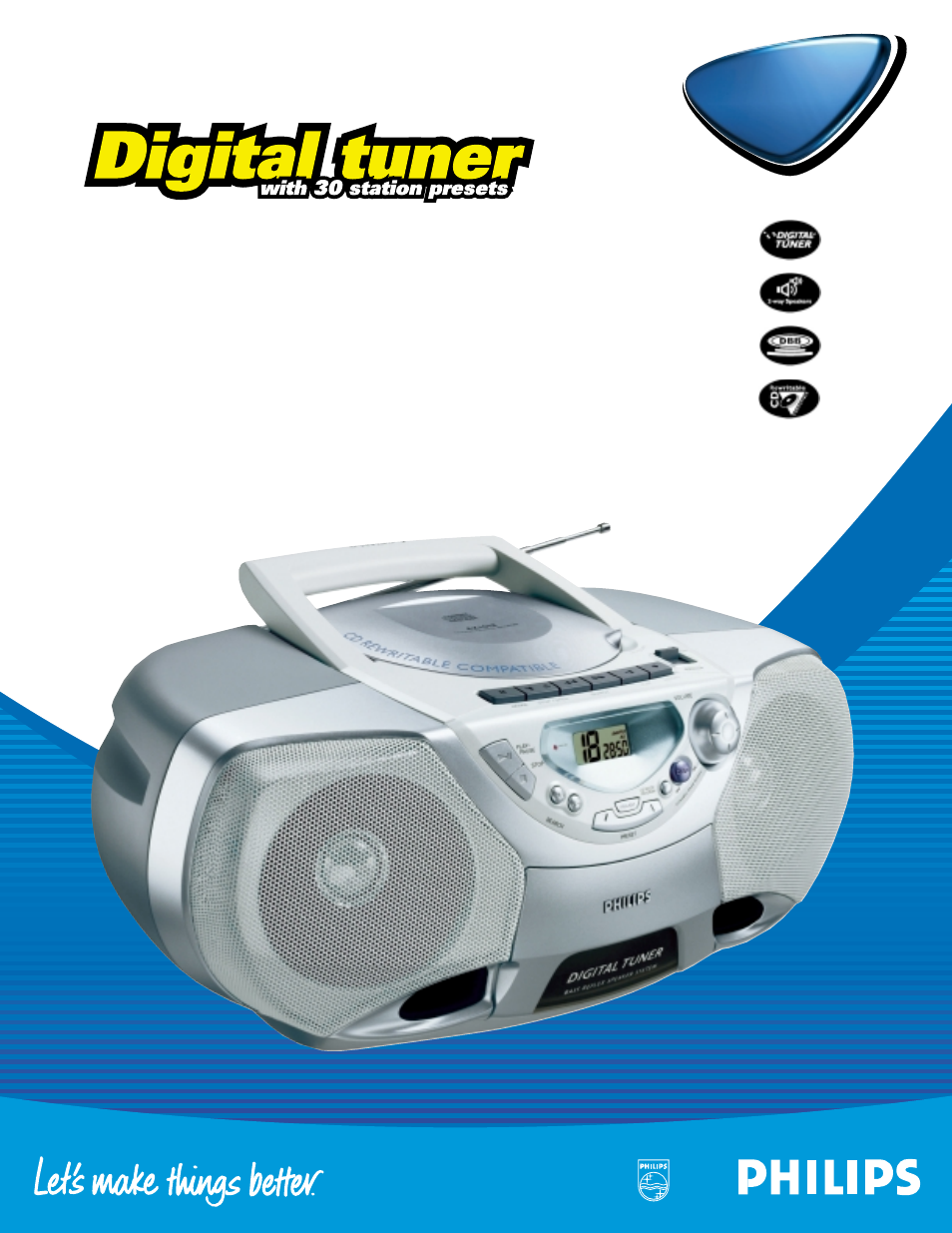 Philips AZ1018 User Manual | 2 pages