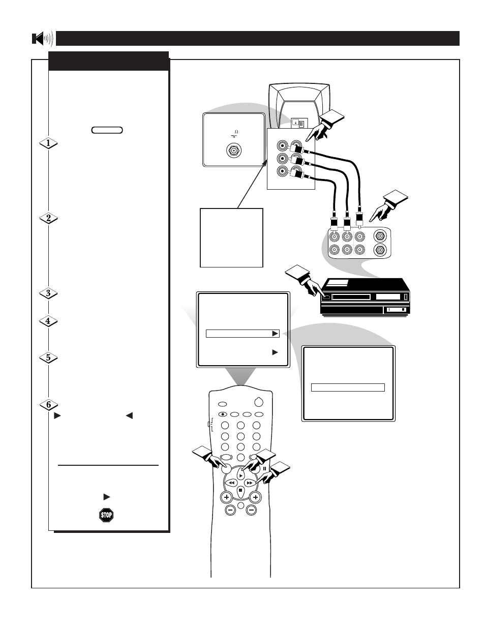A/v i, Ow to, Se the | Nput, Ontrol, Nputs, Or cursor left, Button | Philips TS2774C User Manual | Page 25 / 40