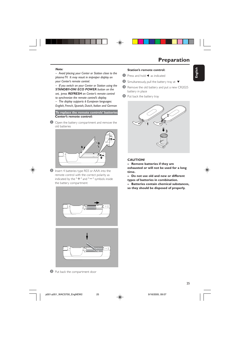 Preparation | Philips WACS700-37B User Manual | Page 25 / 51