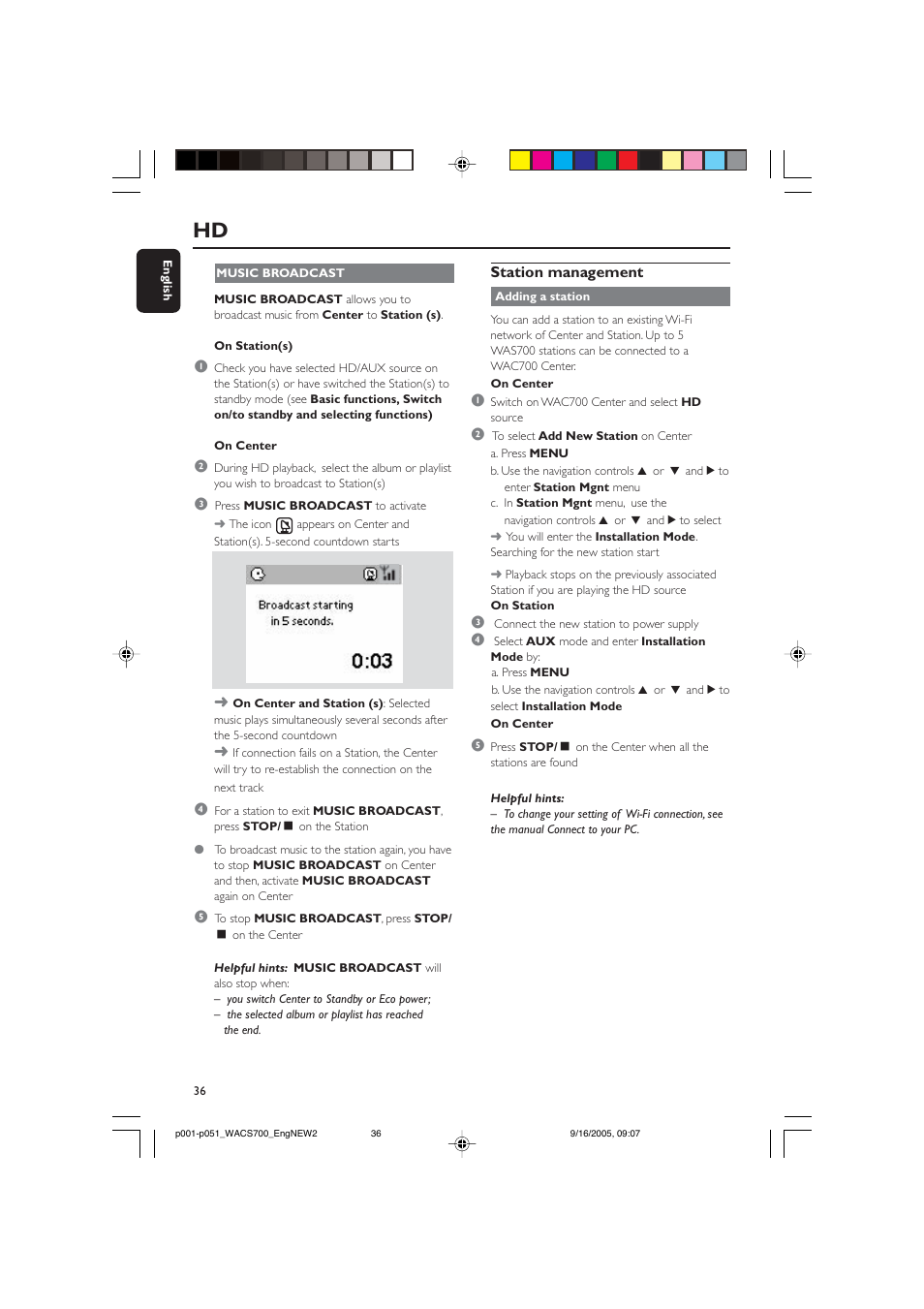 Philips WACS700-37B User Manual | Page 36 / 51