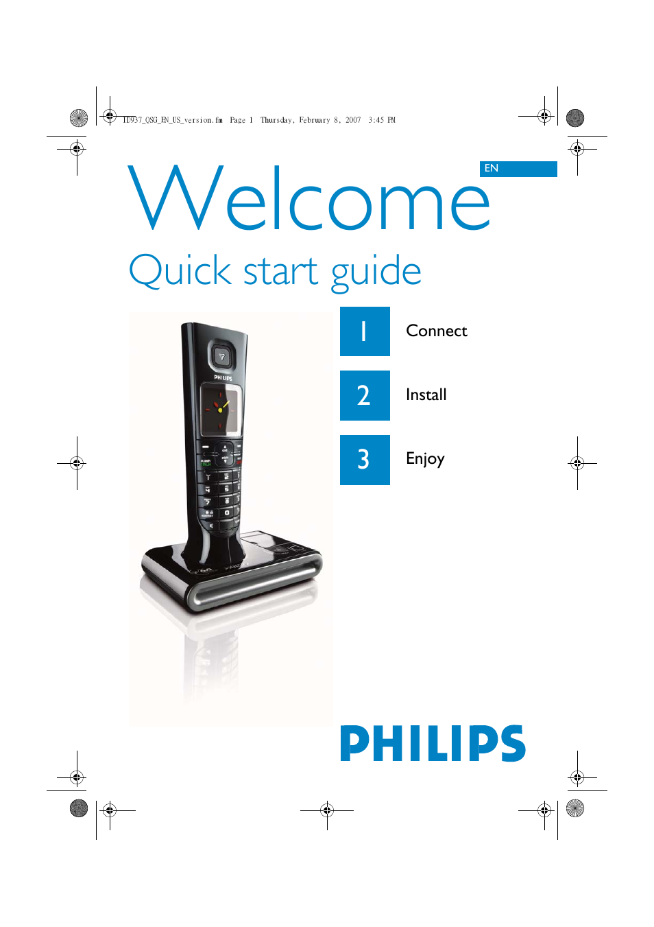 Philips ID9371B-37 User Manual | 6 pages