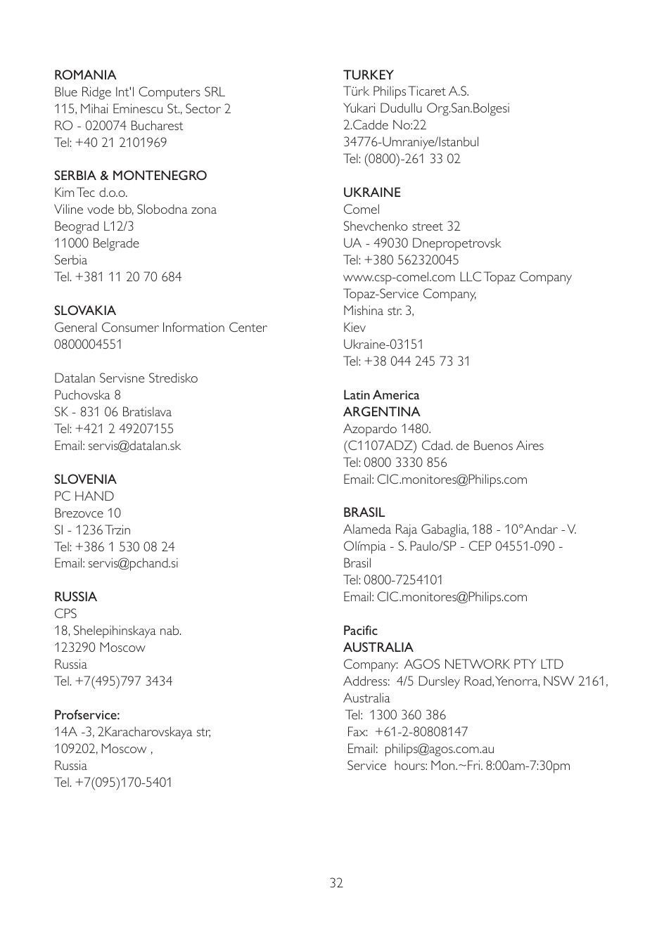 Philips 191E2SB-00 User Manual | Page 34 / 47