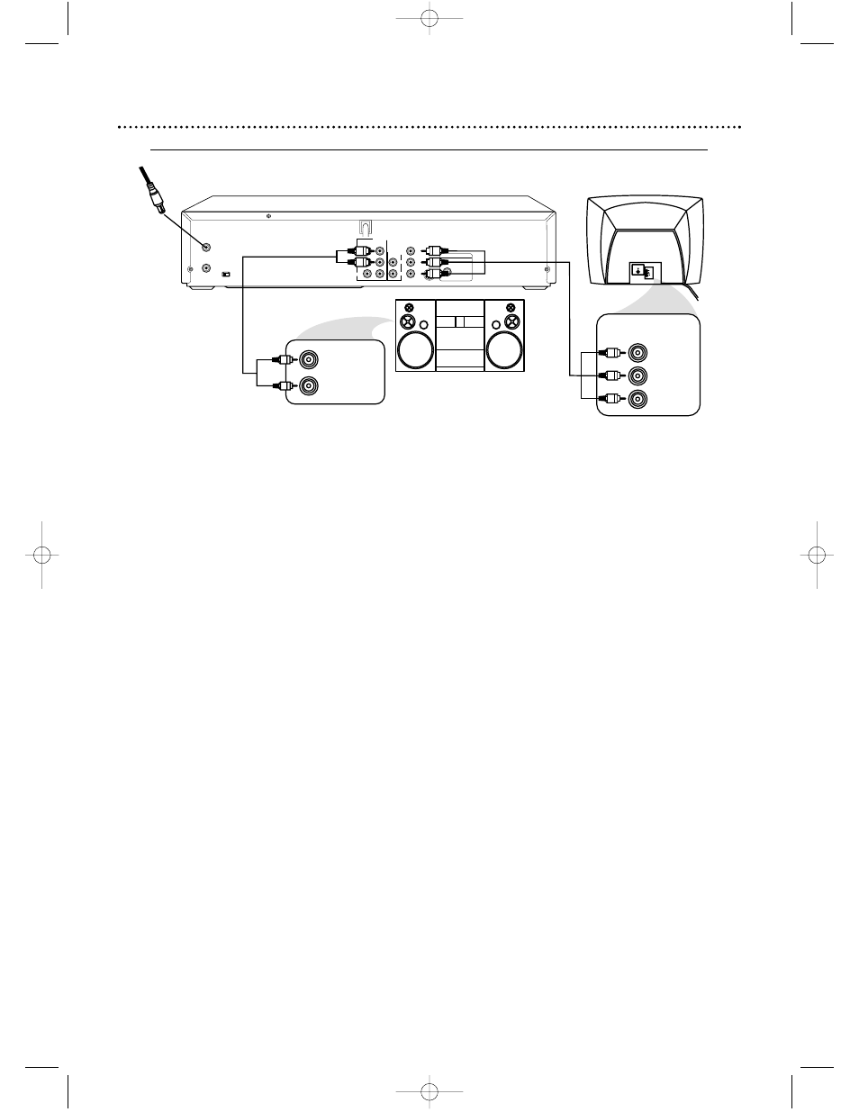 12 hookups (cont’d) | Philips DVD740VR98 User Manual | Page 12 / 80