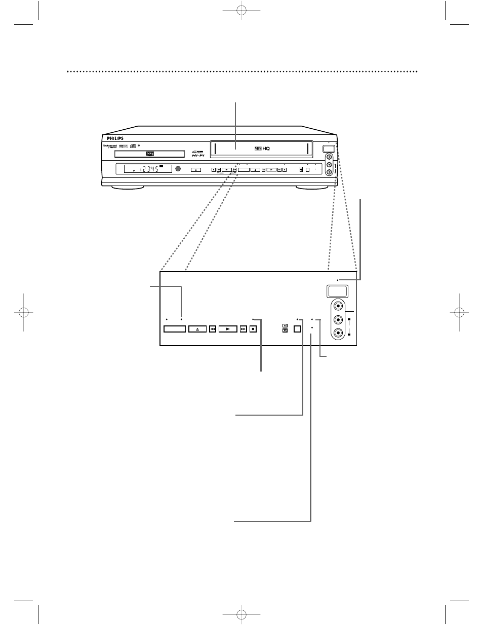 Display panel (vcr) 19, Mp3 cd playback | Philips DVD740VR98 User Manual | Page 19 / 80