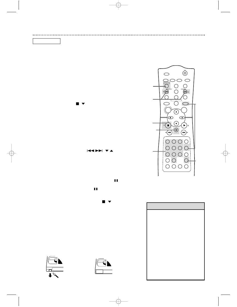 Video cassette tape recording 31 | Philips DVD740VR98 User Manual | Page 31 / 80