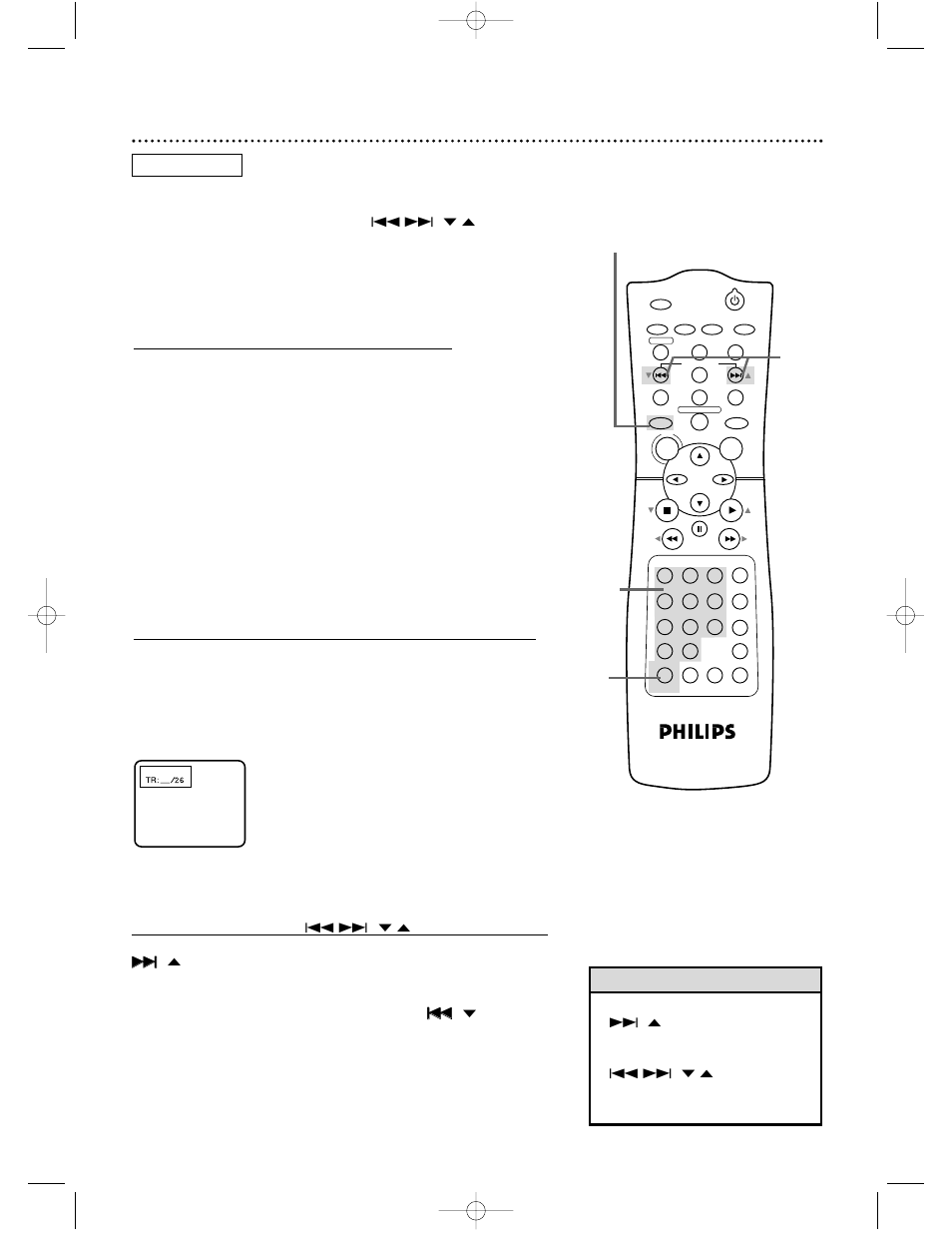 Bc a-c, Specific track playback 51, Helpful hints | Audio cd | Philips DVD740VR98 User Manual | Page 51 / 80