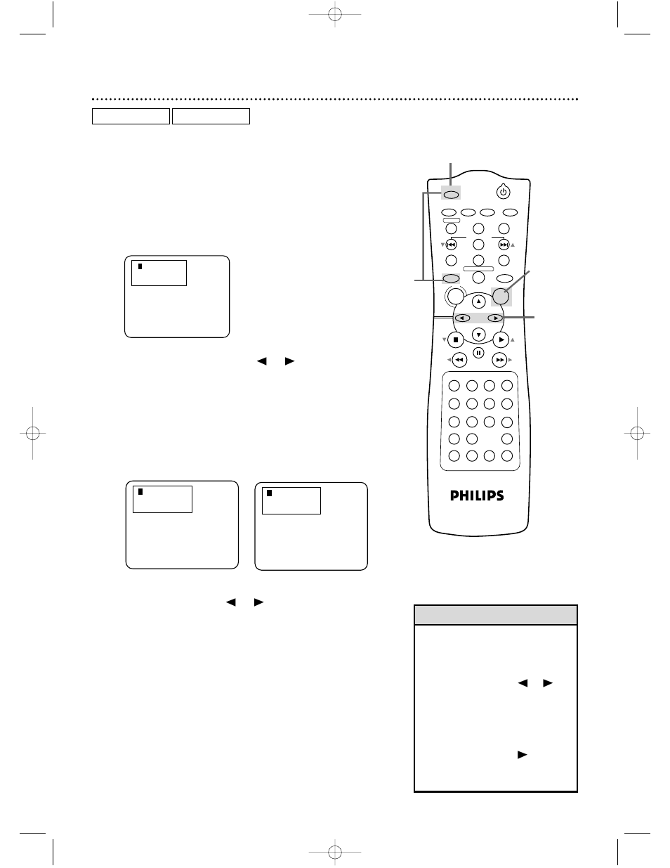 54 markers, Helpful hints dvd audio cd | Philips DVD740VR98 User Manual | Page 54 / 80