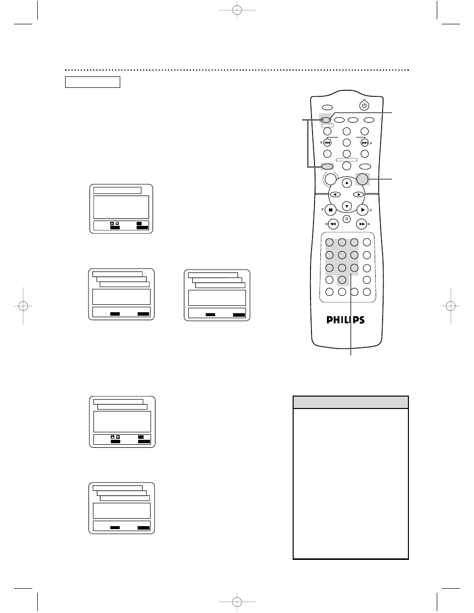 56 parental controls password, Helpful hints dvd | Philips DVD740VR98 User Manual | Page 56 / 80