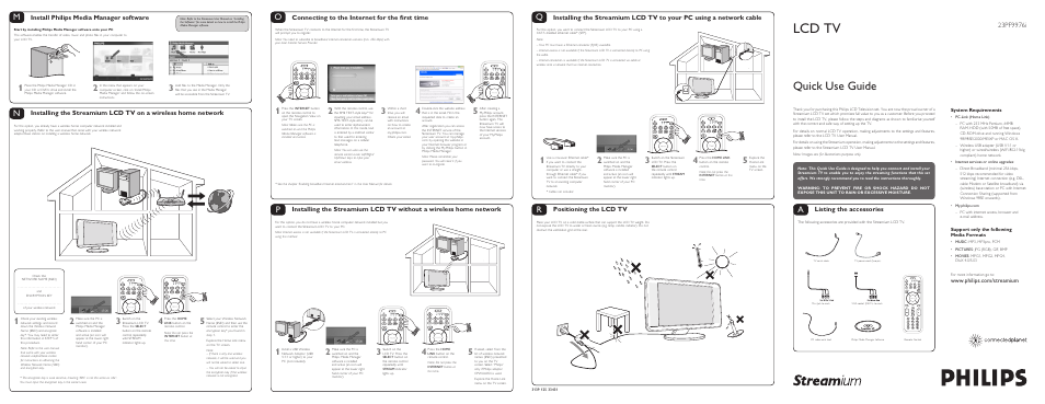 Philips 23PF9976I-37 User Manual | 2 pages