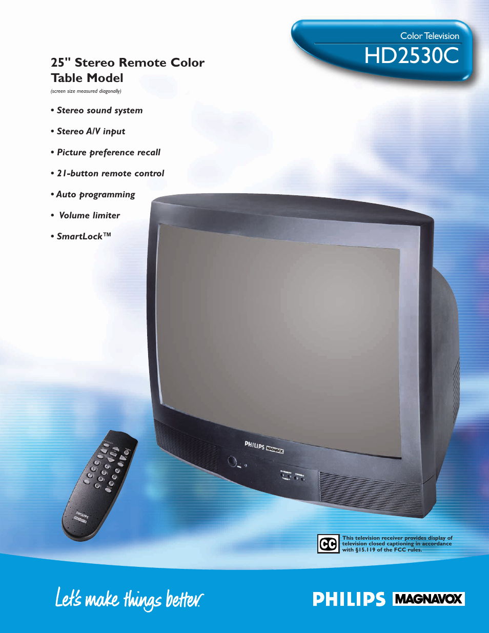 Philips HD2530C User Manual | 2 pages