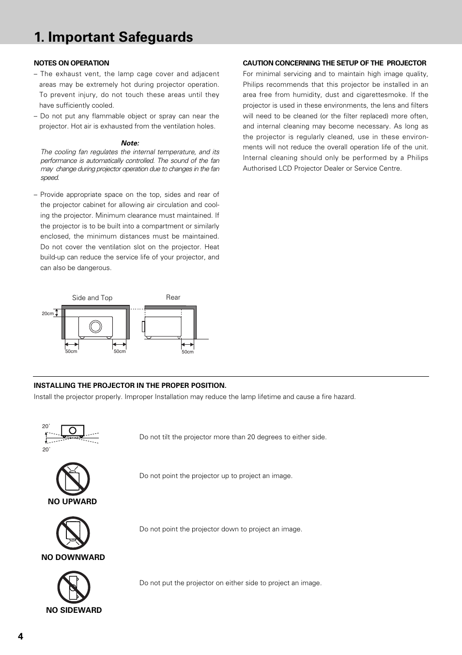 Important safeguards | Philips LC1345 User Manual | Page 4 / 52