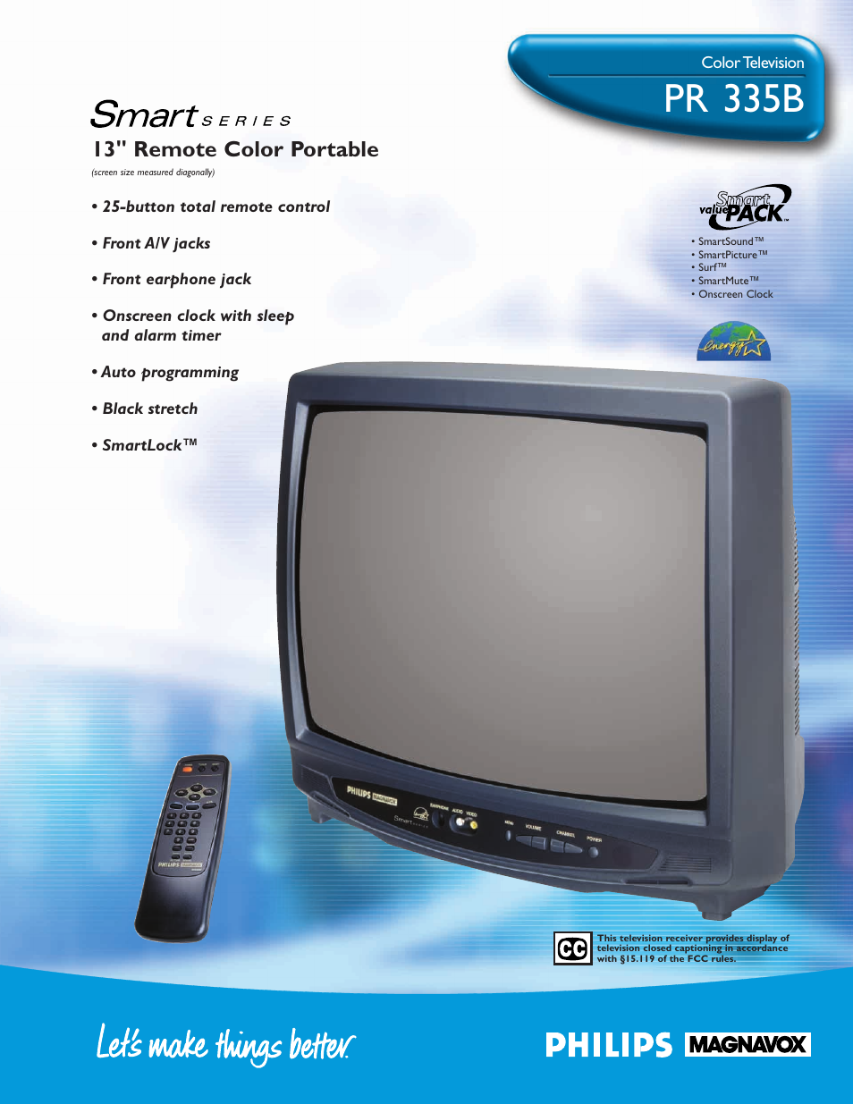 Philips PR1335B User Manual | 2 pages