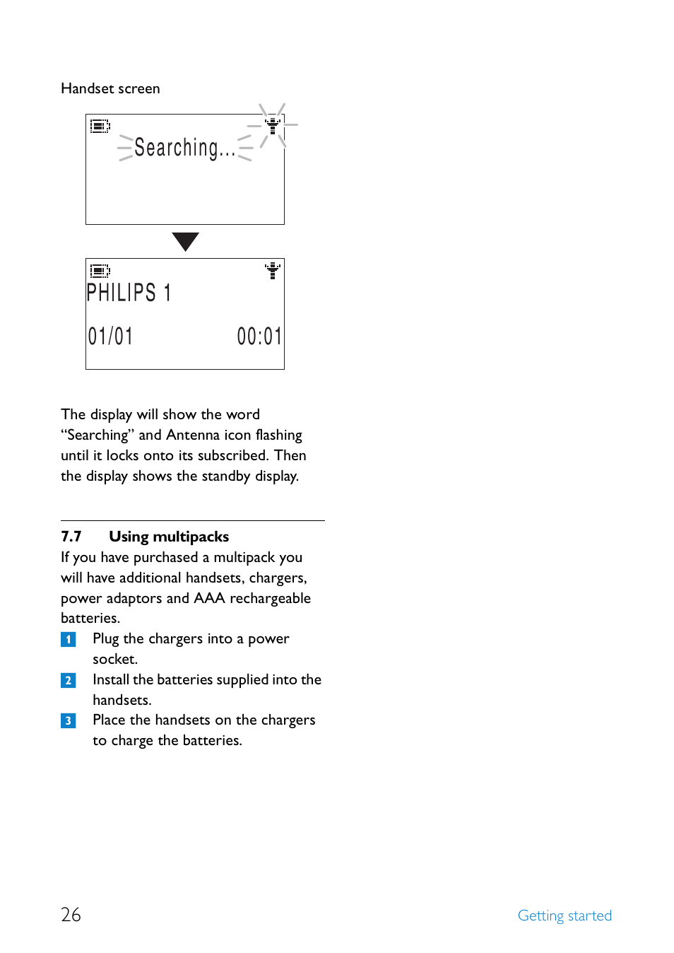 7 using multipacks, Using multipacks | Philips SE6581B-17 User Manual | Page 28 / 76