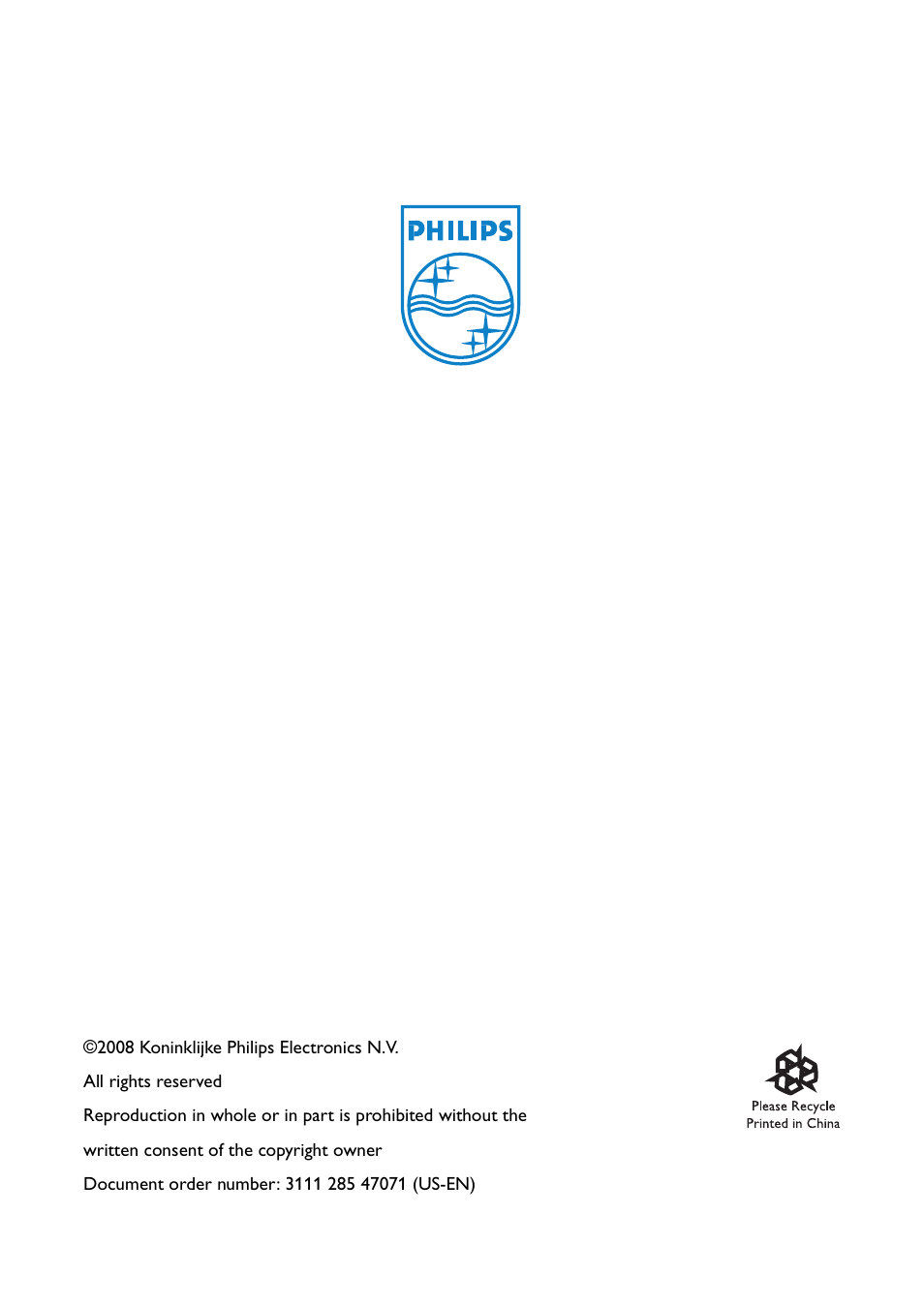 Philips SE6581B-17 User Manual | Page 76 / 76