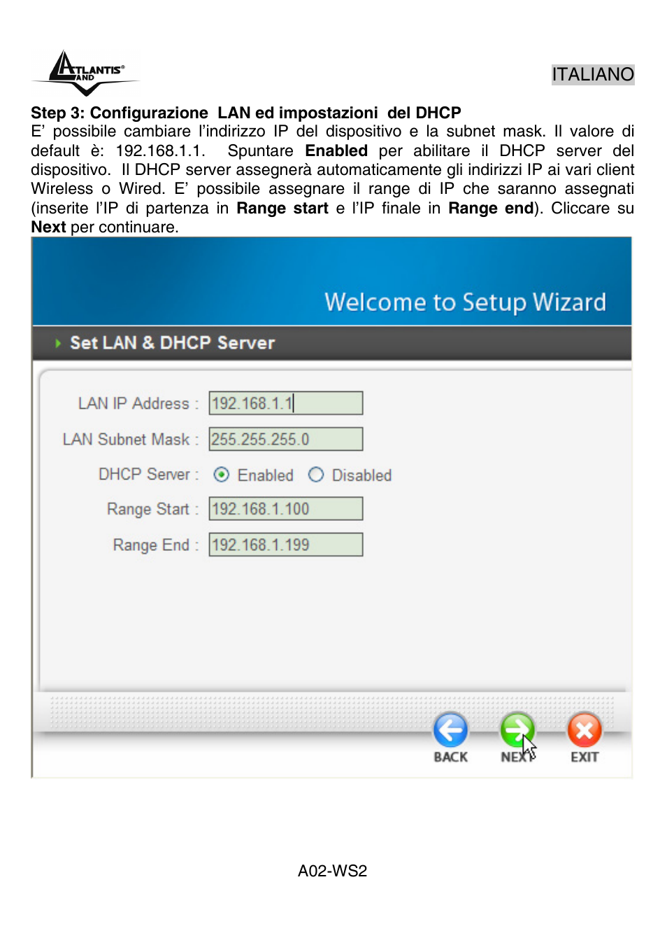 Atlantis Land A02-WS2 GX01 User Manual | Page 18 / 77