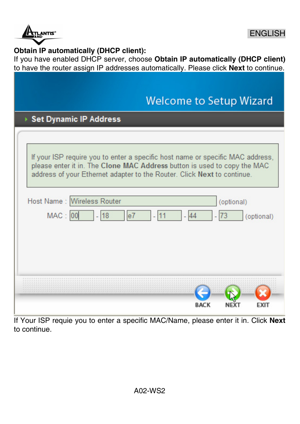 Atlantis Land A02-WS2 GX01 User Manual | Page 43 / 77