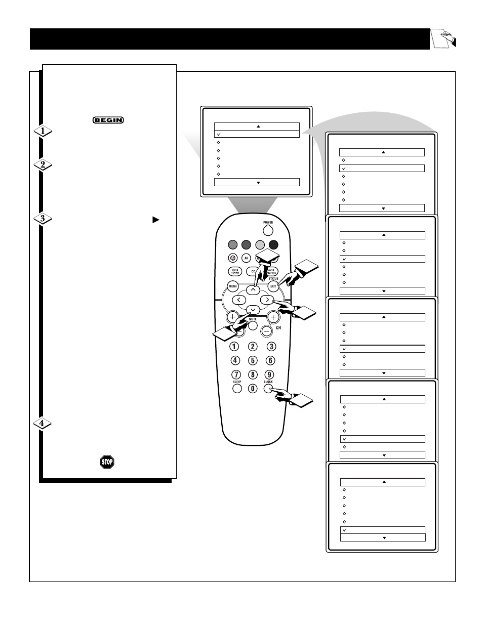 Ow to the, Imer, Ontrols | Philips 19PS40C99 User Manual | Page 19 / 37